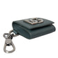 Green Leather DG Logo Keyring Coin Purse Keyring Wallet