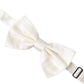 Off White Silk Adjustable Neck Men Bow Tie