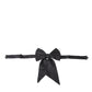 Black Ribbon Silk Adjustable Neck Bow Tie