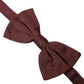 Maroon Silk Adjustable Neck Men Bow Tie