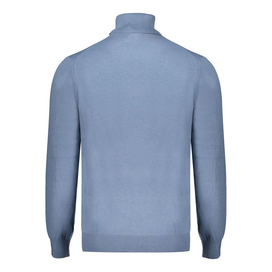 Light Blue Polyester Sweater