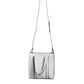 White Leather Logo Shoulder Strap Shopping Tote Bag