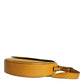 Light Brown Leather Logo Waist Strap Sling Bag