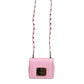 Baby Pink LOLA Leather Studded Crossbody Strap Bag