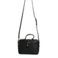 Black Calfskin Leather Welcome Handbag Bag