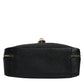 Black Calfskin Leather Welcome Handbag Bag