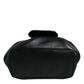 Black Calfskin Leather Shoulder Clutch Bag