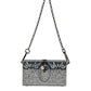 Silver Plexiglass Clutch Mini Evening Purse Bag