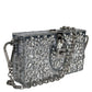 Silver Plexiglass Clutch Mini Evening Purse Bag