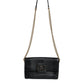 Black Leather DG Millennials Crystal Crossbody Bag