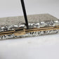 Silver Sequined Clutch Evening Crossbody Bag