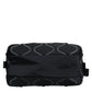 Black Neoprene Logo Sport Gym Duffel Shoulder Bag