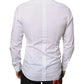 White Bib Cotton Poplin Formal Dress Shirt