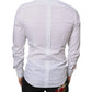 White Cotton Collared Men Formal Dress Shirt