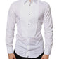 White Bib Cotton Poplin Formal Dress Shirt