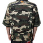 Multicolor Camouflage Button Down Men Casual Shirt