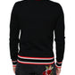 Black Cashmere Pig of the Year Pullover Sweater