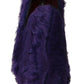 Plush Purple Sheep Fur Loafers