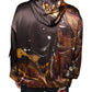 Brown Tie Dye Hooded Sweatshirt Sweater