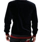 Multicolor Jacquard Crew Neck Sweatshirt Sweater