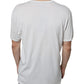 White Logo Embossed Cotton Crewneck T-shirt