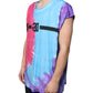 Multicolor Tie Dye Cotton Sleeveless T-shirt