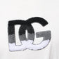 White Cotton DG Logo Print T-shirt