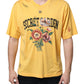 Yellow Secret Graden Floral Cotton Crew Neck T-shirt