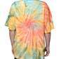 Multicolor Tie-Dye Logo Cotton T-shirt