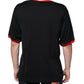 Black EDEN Patch Cotton Crew Neck T-shirt