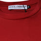 Red Cotton DG Logo Print Crew Neck T-shirt