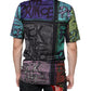 Multicolor Graphic Print Cotton T-shirt