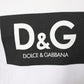 White Cotton DG Logo Print Casual T-shirt