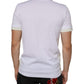 White Cotton Pocket Short Sleeves T-shirt