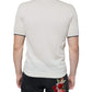 Off White Cashmere Short Sleeves T-shirt