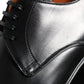 Black Leather Derby Formal Dress Shoes