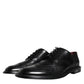 Black Leather Oxford Wingtip Formal Shoes