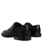 Black Leather Oxford Wingtip Formal Shoes