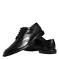 Black Leather Oxford Wingtip Formal Shoes