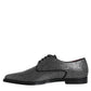 Silver Polyurethane Derby Formal Dress Shoes