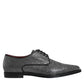 Silver Polyurethane Derby Formal Dress Shoes