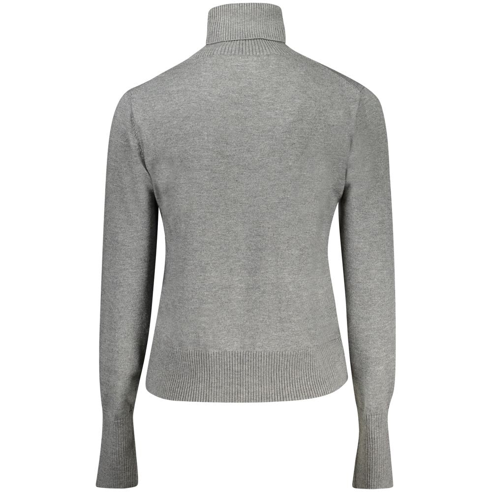 Gray Polyester Sweater