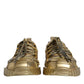 Gold Stretch Lace Up NS1 Sneakers Shoes