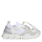 White Mesh Sorrento Trekking Sneakers Shoes