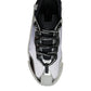 Silver Black Nylon NS1 Low Top Sneakers Shoes