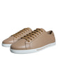 Brown Low Top Men Saint Tropez Sneakers Shoes