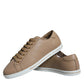 Brown Low Top Men Saint Tropez Sneakers Shoes