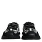 Black Logo Lace Up Low Top NS1 Sneakers Shoes