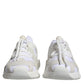 White Mesh Sorrento Trekking Sneakers Shoes