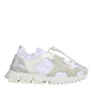 White Mesh Sorrento Trekking Sneakers Shoes